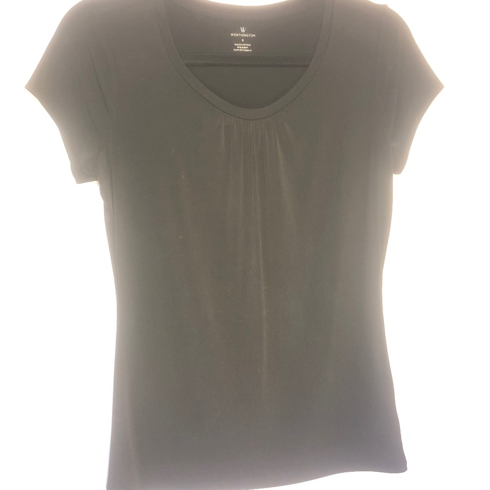Worthington Blacked Ruched Women’s Top